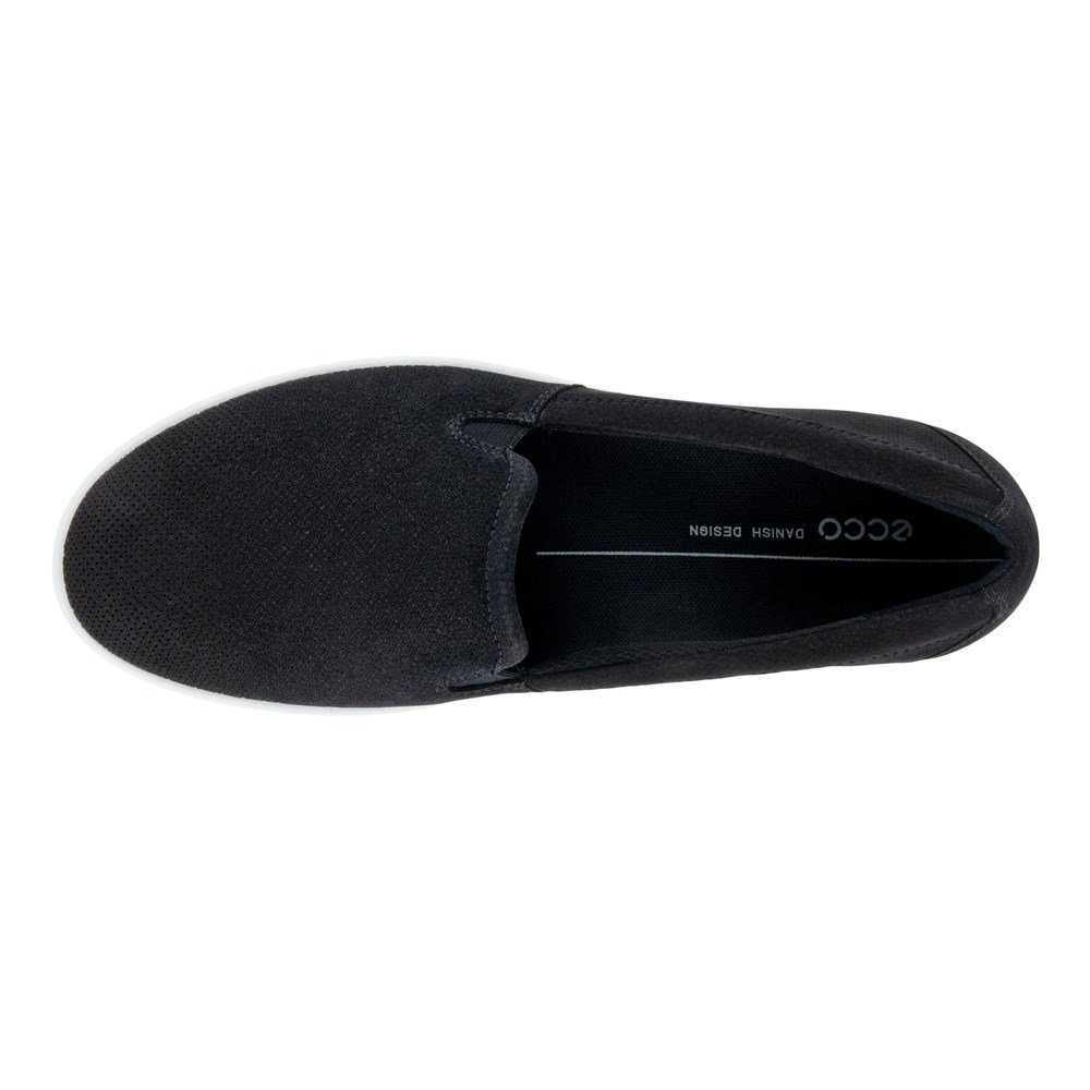 Loafers Mujer - ECCO Barentz Slip-On - Negros - JTU950234